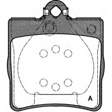 BPA0678.00 OPEN PARTS Комплект тормозных колодок, дисковый тормоз