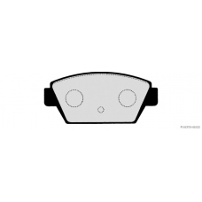 J3615008 HERTH+BUSS JAKOPARTS Комплект тормозных колодок, дисковый тормоз