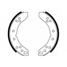GS6017 TRW Комплект тормозных колодок