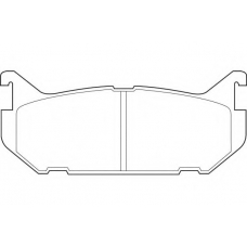 WBP21766A WAGNER LOCKHEED Комплект тормозных колодок, дисковый тормоз