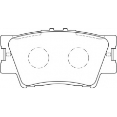 DBP371892 DURON Комплект тормозных колодок, дисковый тормоз