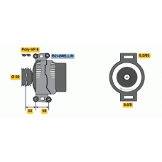 0 124 625 033 BOSCH Генератор