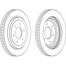 DDF1611 FERODO Тормозной диск