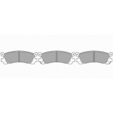 649 SIMER Комплект тормозных колодок, дисковый тормоз