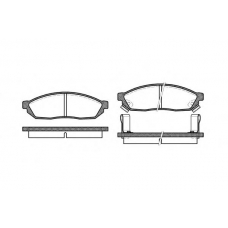 0111.02 QUINTON HAZELL Комплект тормозных колодок, дисковый тормоз