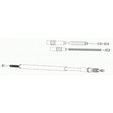 DM02176 CEF Трос, стояночная тормозная система