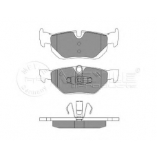025 239 2617 MEYLE Комплект тормозных колодок, дисковый тормоз