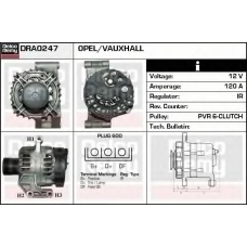 DRA0247 DELCO REMY Генератор