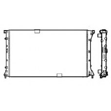 58331 NRF Радиатор, охлаждение двигателя