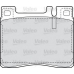 551726 VALEO Комплект тормозных колодок, дисковый тормоз