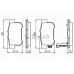 0 986 461 006 BOSCH Комплект тормозных колодок, дисковый тормоз