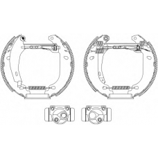 8DB 355 003-891 HELLA Комплект тормозных колодок