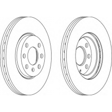 DDF1131-1 FERODO Тормозной диск