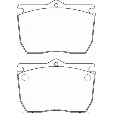 C4038 PAGID Комплект тормозных колодок, дисковый тормоз