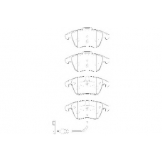WBP24333A WAGNER LOCKHEED Комплект тормозных колодок, дисковый тормоз