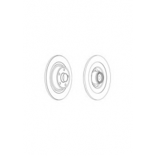 DDF1654 FERODO Тормозной диск