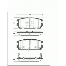 1501223417 S.b.s. Комплект тормозных колодок, дисковый тормоз
