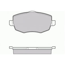 12-1123 E.T.F. Комплект тормозных колодок, дисковый тормоз