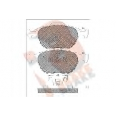 RB1537 R BRAKE Комплект тормозных колодок, дисковый тормоз