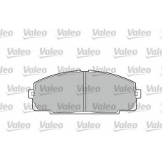 598947 VALEO Комплект тормозных колодок, дисковый тормоз