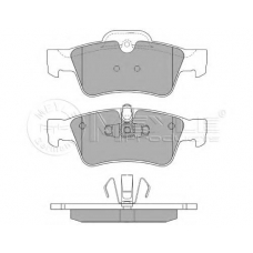 025 239 2318 MEYLE Комплект тормозных колодок, дисковый тормоз