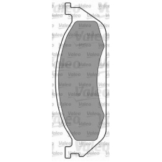 597316 VALEO Комплект тормозных колодок, дисковый тормоз