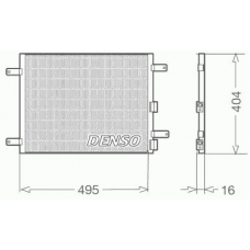 DCN01023 DENSO Конденсатор, кондиционер