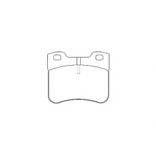 WBP21857A WAGNER LOCKHEED Комплект тормозных колодок, дисковый тормоз