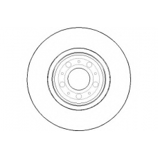 NBD1589 NATIONAL Тормозной диск