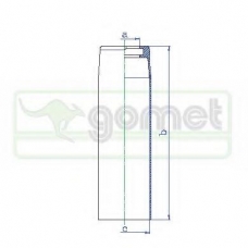 1129820 GOMET Защитный колпак / пыльник, амортизатор