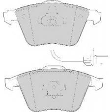 DBP391629 DURON Комплект тормозных колодок, дисковый тормоз