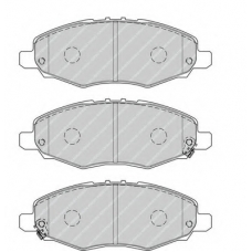 FDB1836 FERODO Комплект тормозных колодок, дисковый тормоз