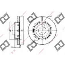 BD1381 DJ PARTS Тормозной диск