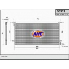 53319 AHE Конденсатор, кондиционер