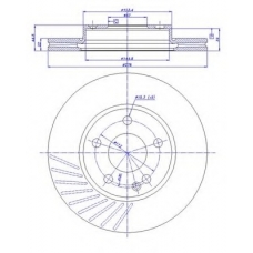 142.1167 CAR Тормозной диск