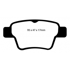 DP21575 EBC Brakes Колодки тормозные