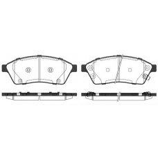 P15113.00 WOKING Комплект тормозных колодок, дисковый тормоз