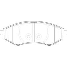 PN-0370 JNBK Колодки тормозные