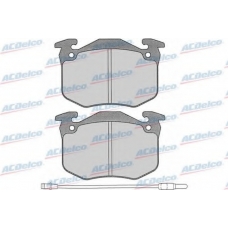 AC058228D AC Delco Комплект тормозных колодок, дисковый тормоз