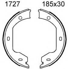 01727 BSF Комплект тормозных колодок, стояночная тормозная с