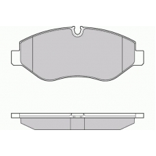 12-1292 E.T.F. Комплект тормозных колодок, дисковый тормоз