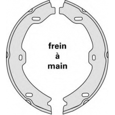 M872 MGA Комплект тормозных колодок, стояночная тормозная с