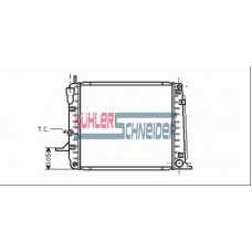 1814601 KUHLER SCHNEIDER Радиатор, охлаждение двигател