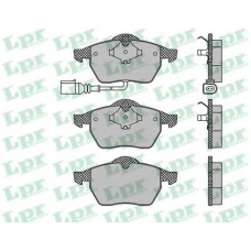 05P969 LPR Комплект тормозных колодок, дисковый тормоз