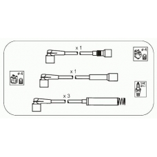 ODS209 JANMOR Комплект проводов зажигания