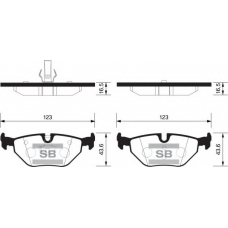 FBP2162 FI.BA Комплект тормозных колодок, дисковый тормоз