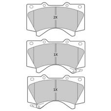FBP-1817 FREMAX Комплект тормозных колодок, дисковый тормоз