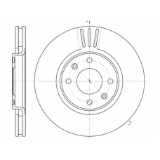 D6604.10 WOKING Тормозной диск