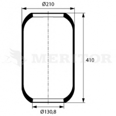 MLF8005 MERITOR Кожух пневматической рессоры