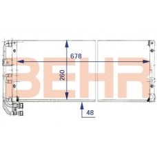 7004124 BEHR Condenser